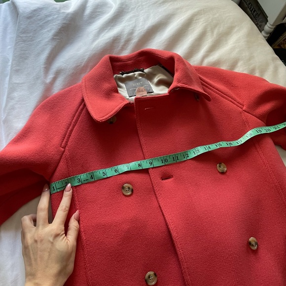 J. Crew Nello Gori Stadium Cloth Wool Belt Peacoat - Picture 6 of 6